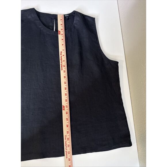 Quince Tank Top Size L Large European Linen Sustainable Flax Minimalist Boxy - Picture 4 of 7